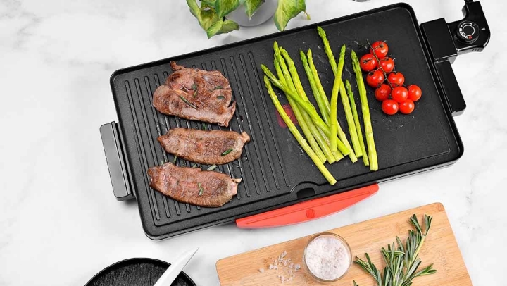 Plancha eléctrica Masterpro Excellence 2000 W-7