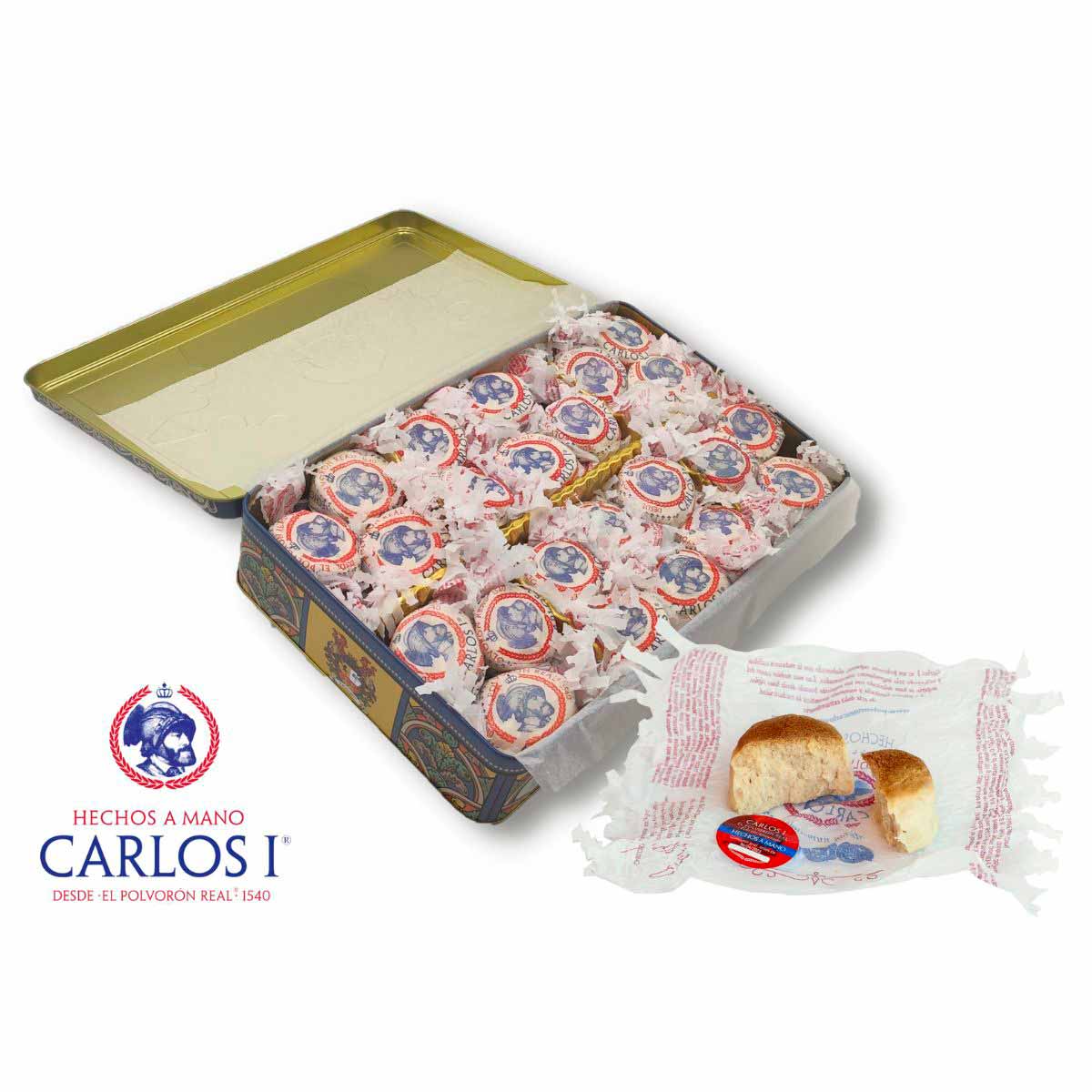 Polvorón Real Carlos I 1,1 kg