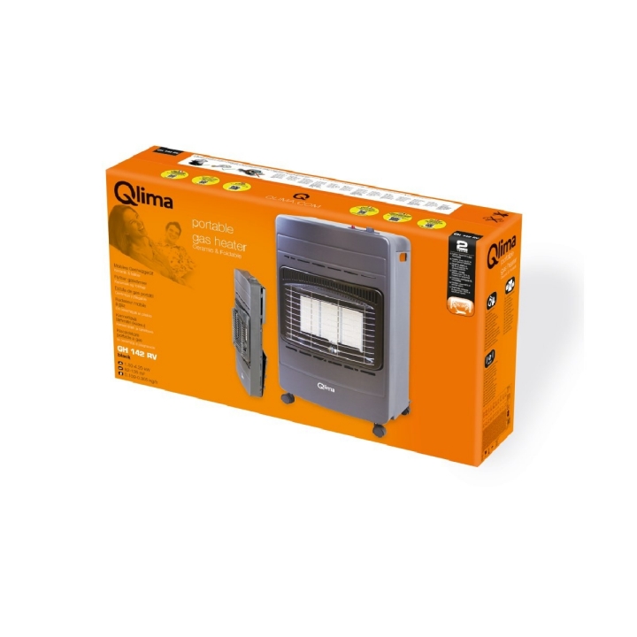 Qlima GH 142 RV Estufa de gas plegable-3