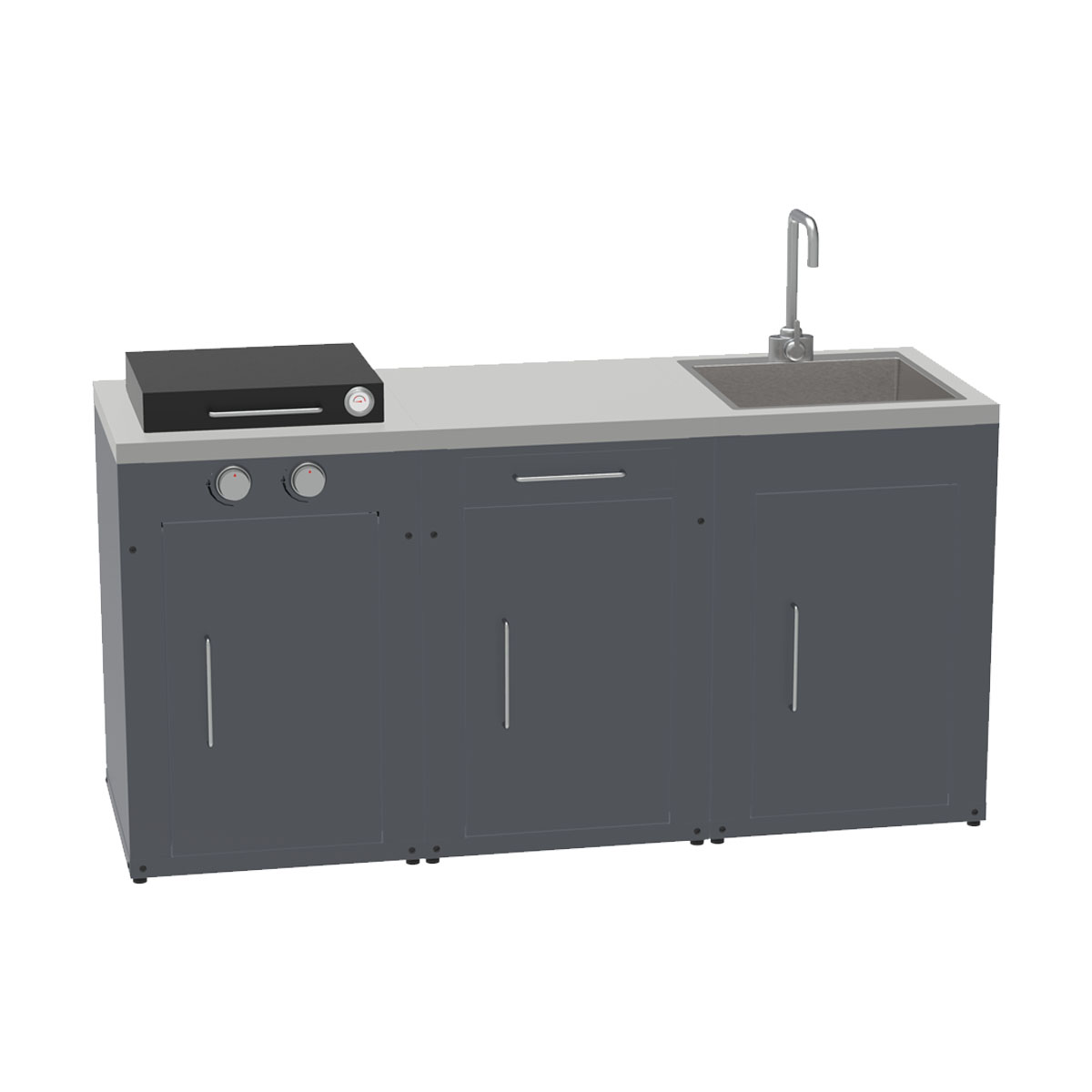 Set cocina modular MOCA 4 módulos