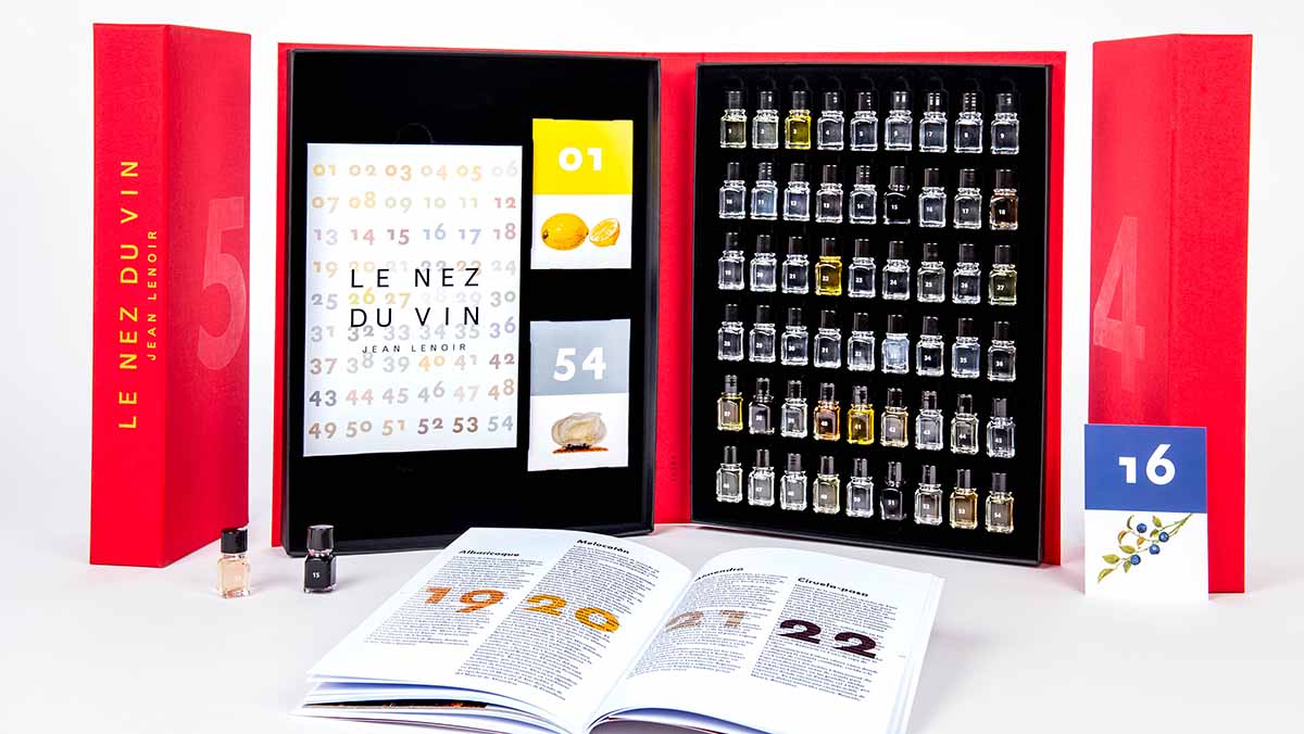 Set de aromas de vino Le Nez du Vin 54