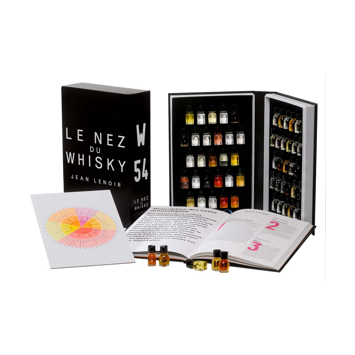 Set de aromas Le Nez du Whisky Jean Lenoir
