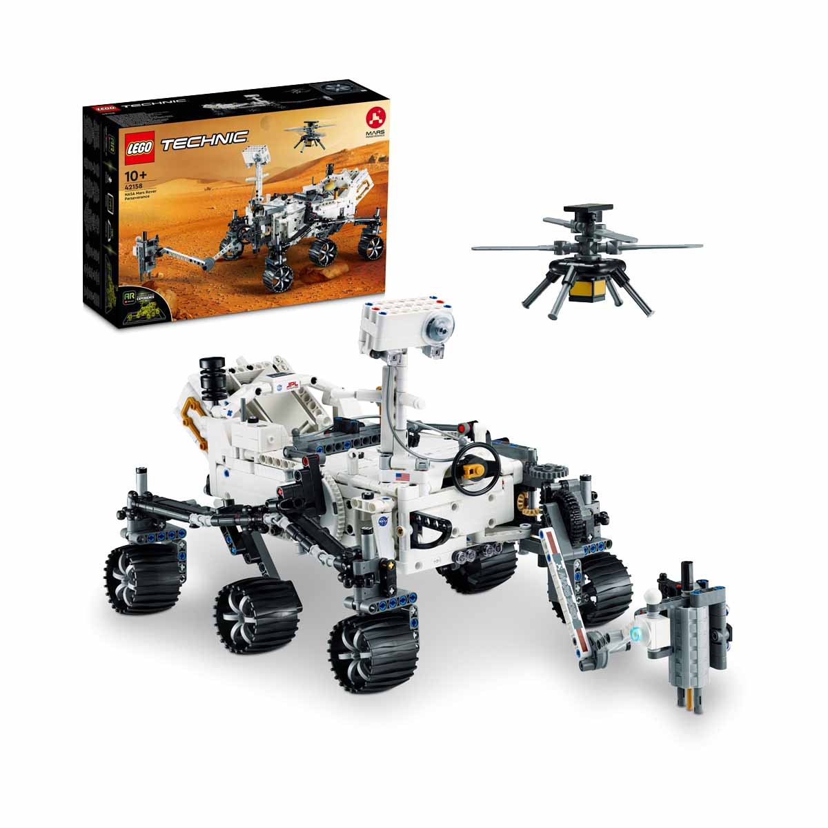 Set de juguete de construcción LEGO® Technic 42158 NASA Mars Rover Perseverance (1132 piezas)