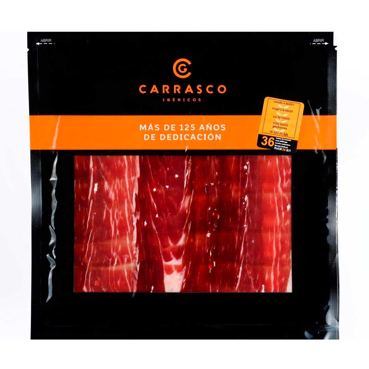 Sobre de jamón de bellota 100% ibérico Carrasco Ibéricos