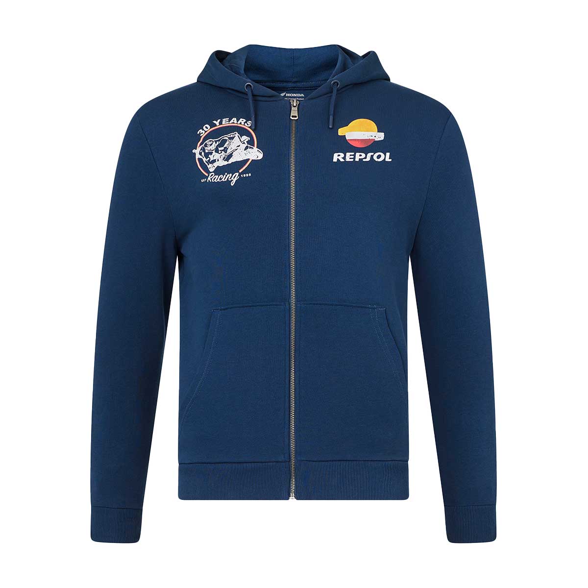 Sudadera con cremallera Repsol Honda 30 Aniversario Azul Hombre