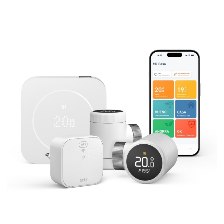 Tado° Kit multiespacio termostato inteligente cableado X (2ª gen.)