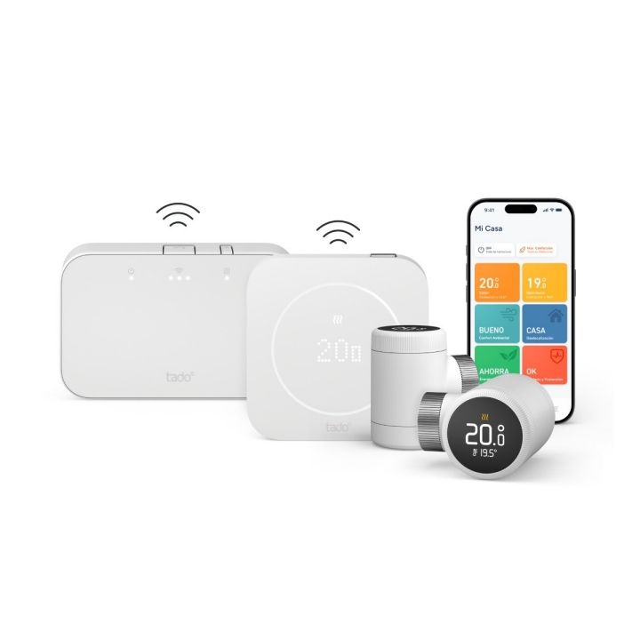 Tado° Kit multiespacio termostato modulante inalámbrico X (2ª gen.)