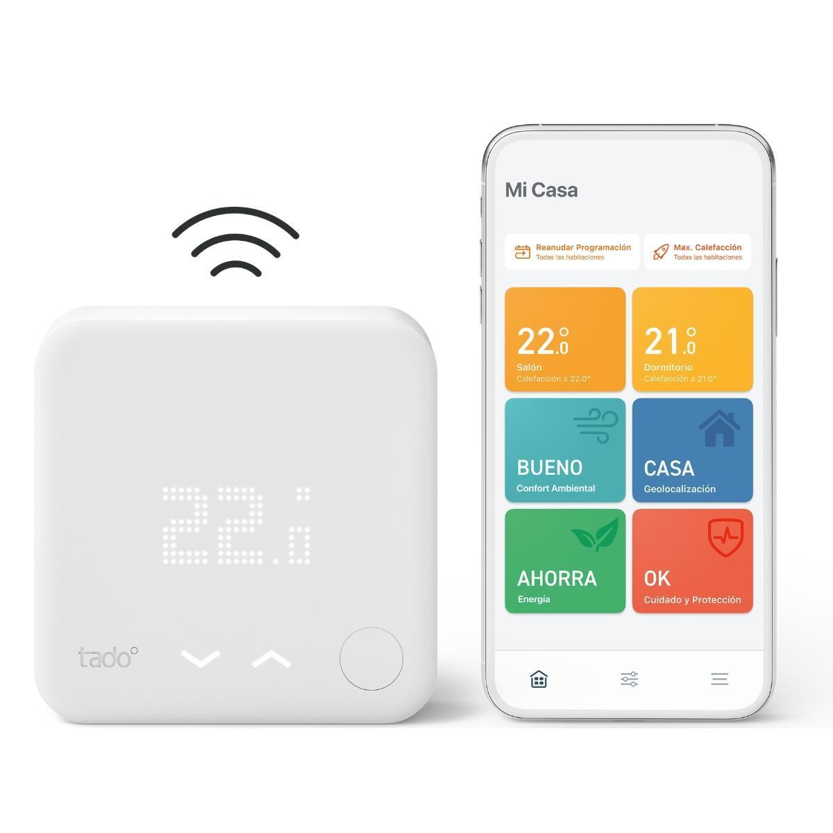 Termostato Inteligente Inalámbrico V3+ Tado° Blanco