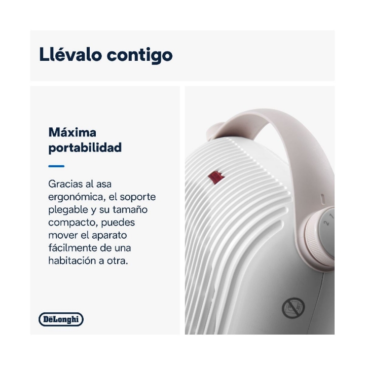 Termoventilador De’Longhi Capsule Hobby HFS30B24.W-5