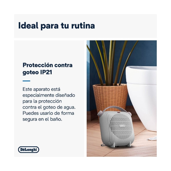 Termoventilador De’Longhi Capsule Hobby HFS30B24.W-6