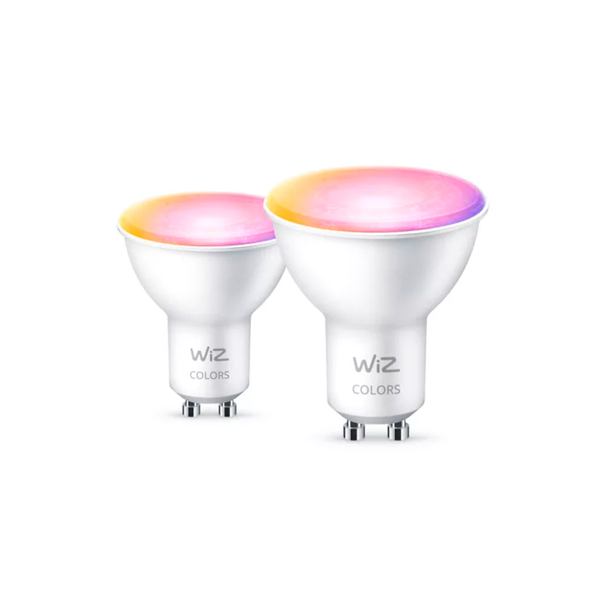 Wiz GU10 Pack 2 Focos led inteligentes de color