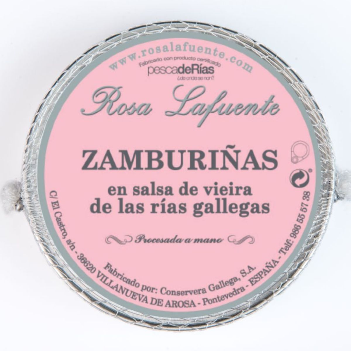 Zamburiñas en salsa de vieira Rosa Lafuente