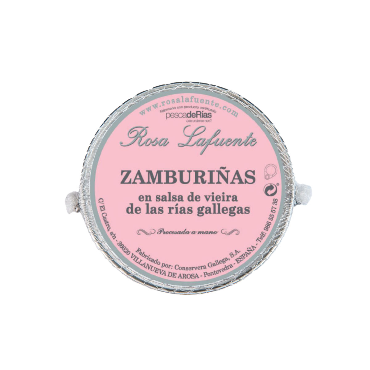 Zamburiñas en salsa de vieira Rosa Lafuente